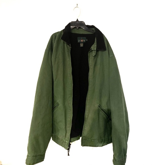 J. Crew Other - J Crew Mens Green coat with coudoroy collar sXL